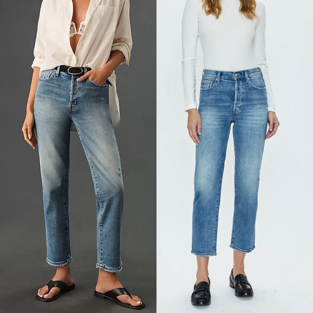 Pistola Charlie High Rise Spruce Straight Jeans